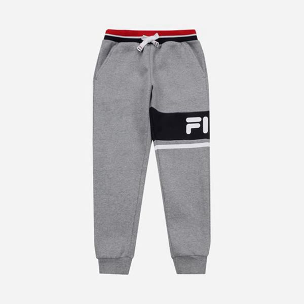 Fila Paolo Warm Up Fleece Boy's Jogger Pants - Grey,NZ 283-23047